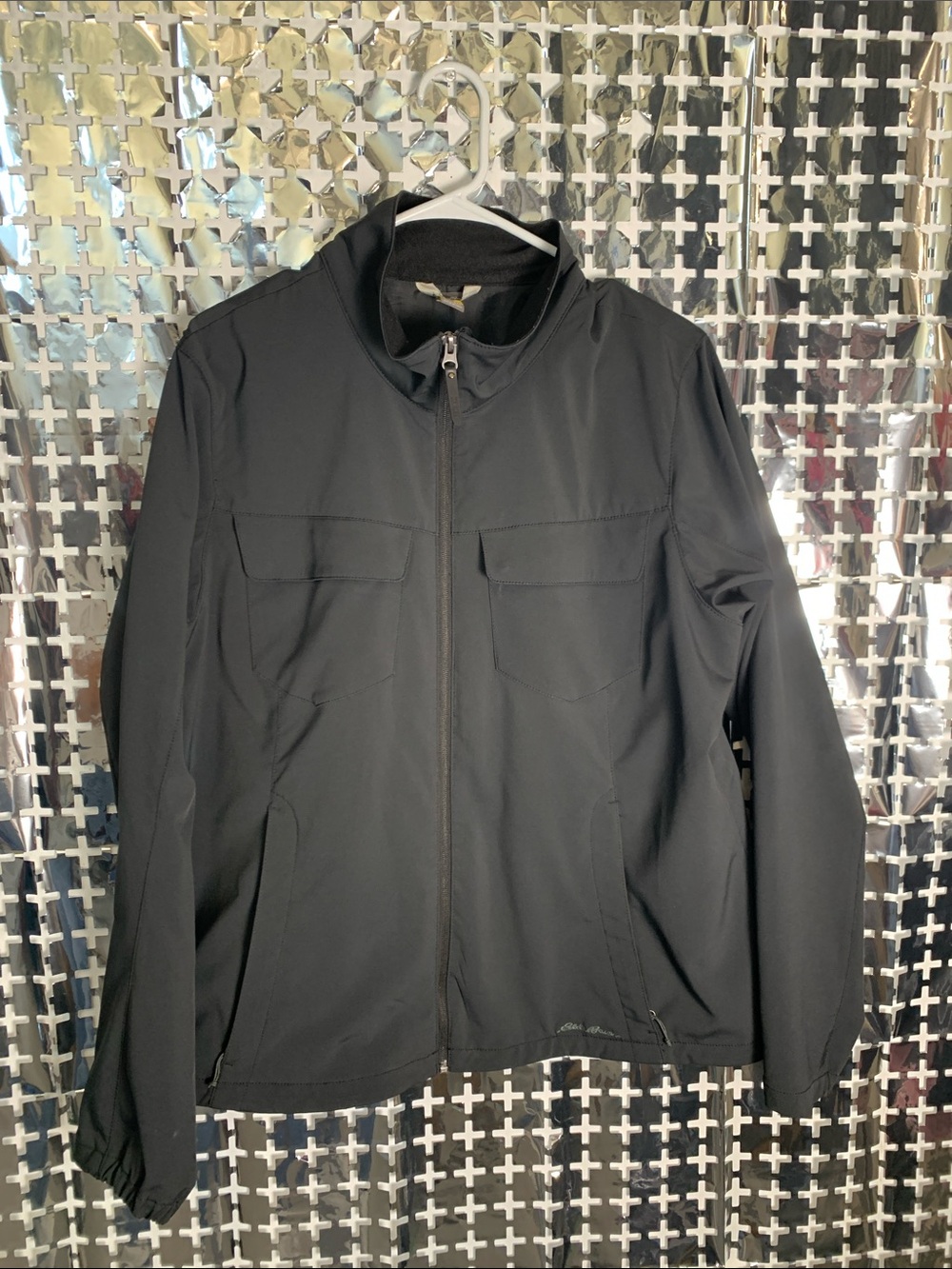 Eddie Bauer Black Lightweight Softshell Jacket